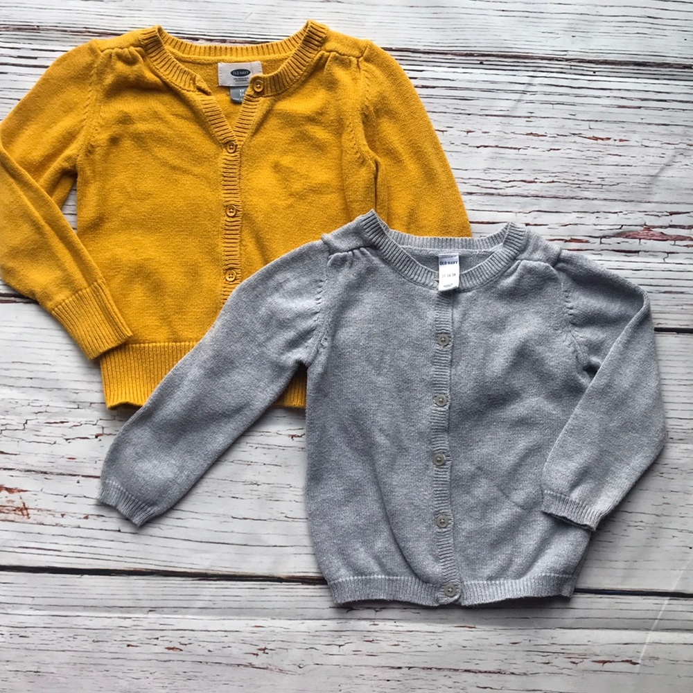 2 old navy button up cardigans